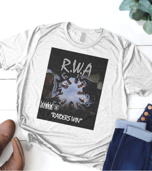 Las Vegas Raiders RWA Nation Silver And Black Raiders Win T-Shirt