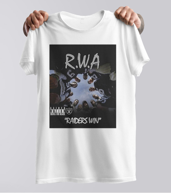Las Vegas Raiders RWA Nation Silver And Black Raiders Win T-Shirt