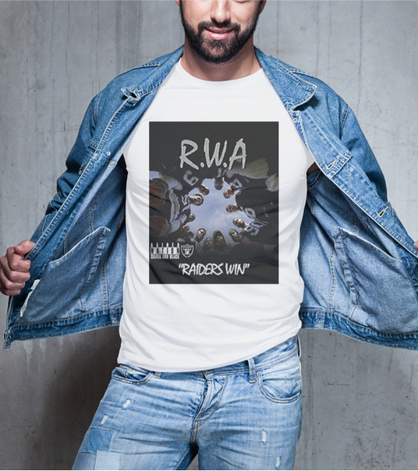 Las Vegas Raiders RWA Nation Silver And Black Raiders Win T-Shirt