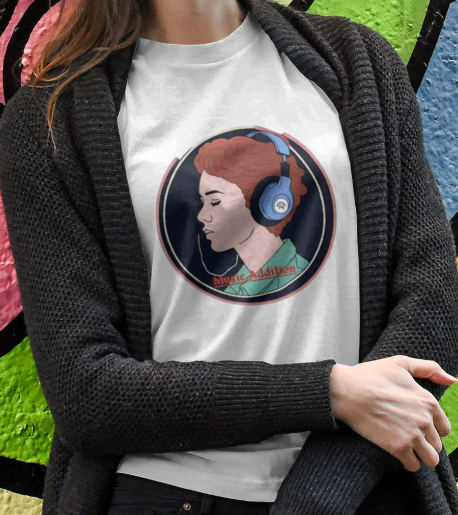 Music Addition Groove In Style Headphone Harmony For Enthusiasts T-Shirt