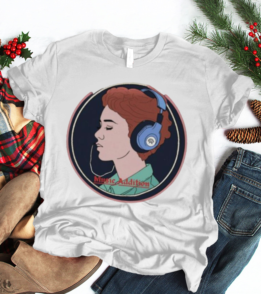 Music Addition Groove In Style Headphone Harmony For Enthusiasts T-Shirt