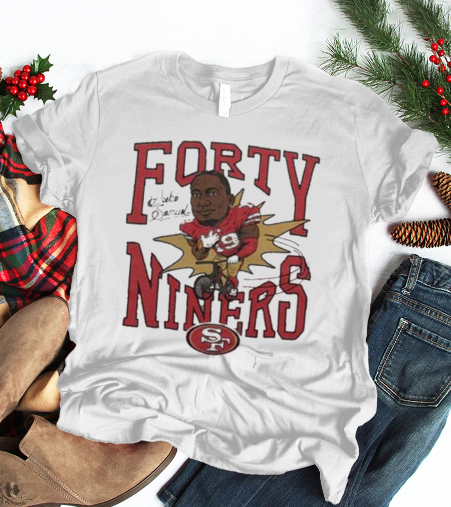 Forty Niners Deebo Samuel San Francisco 49ers Caricature Tri-Blend Homage T-Shirt