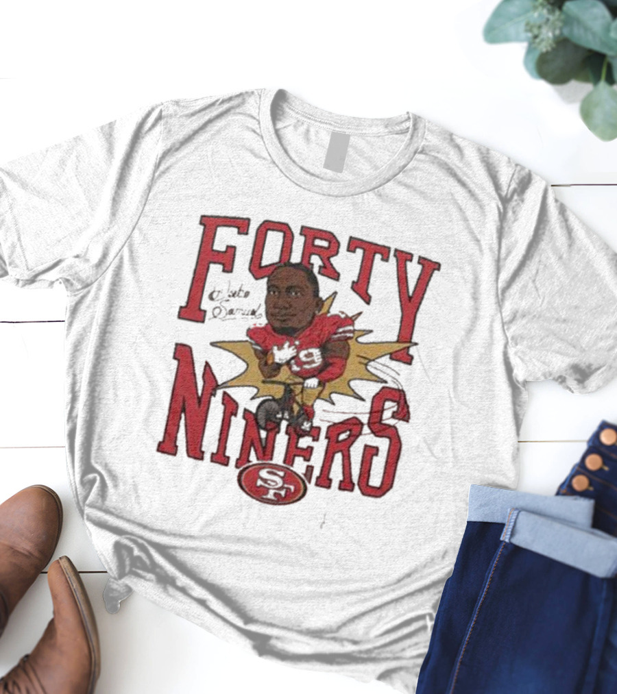 Forty Niners Deebo Samuel San Francisco 49ers Caricature Tri-Blend Homage T-Shirt