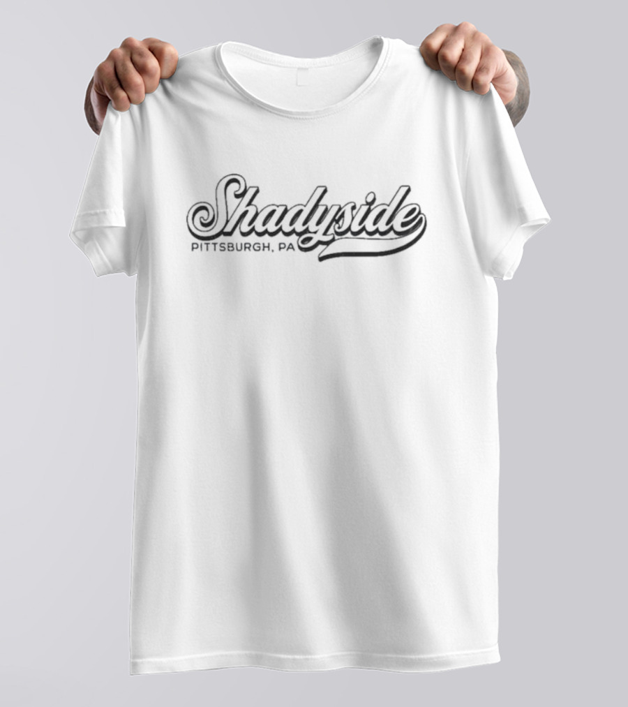 Shadyside Pittsburgh Pa Classic Script T-Shirt