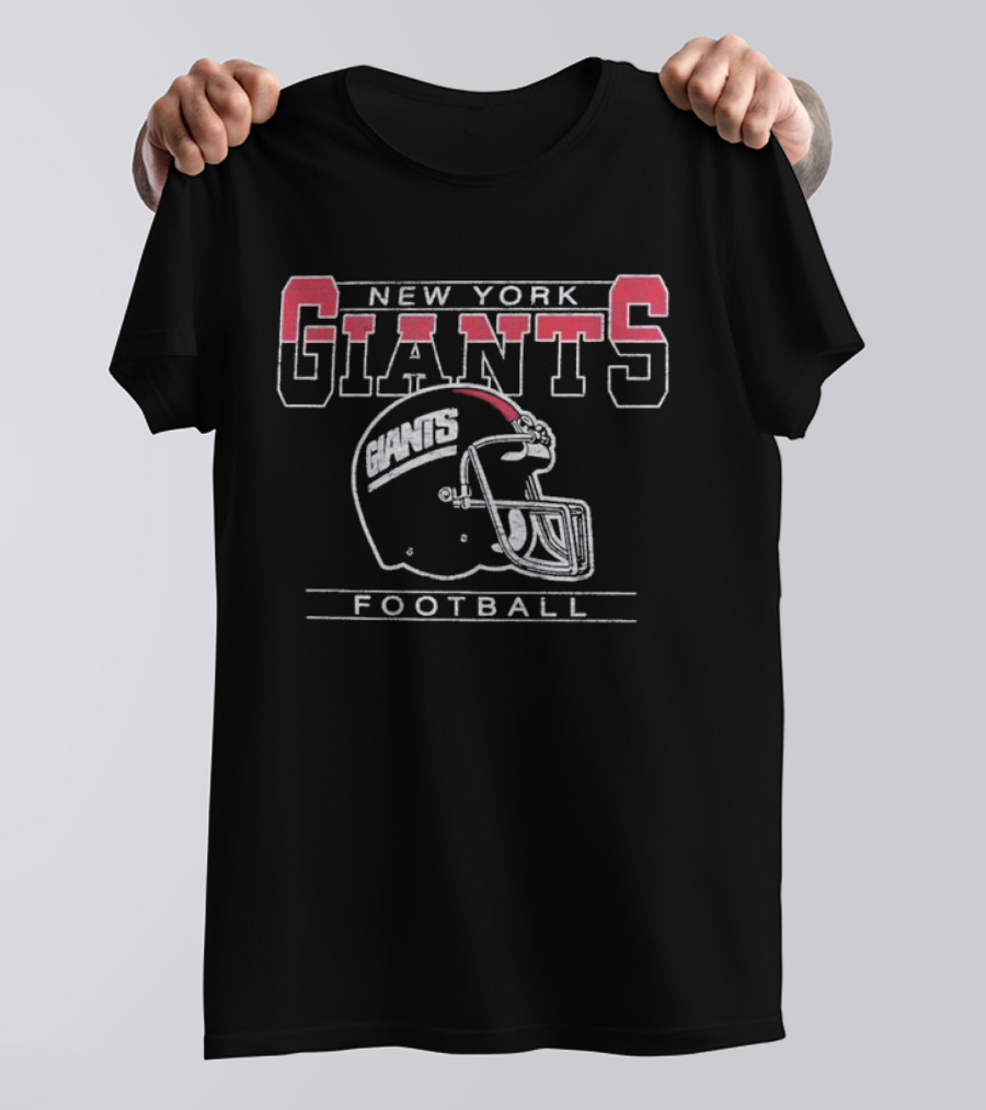 New York Giants Franklin Navy Football Helmet Logo 47 Brand T-Shirt