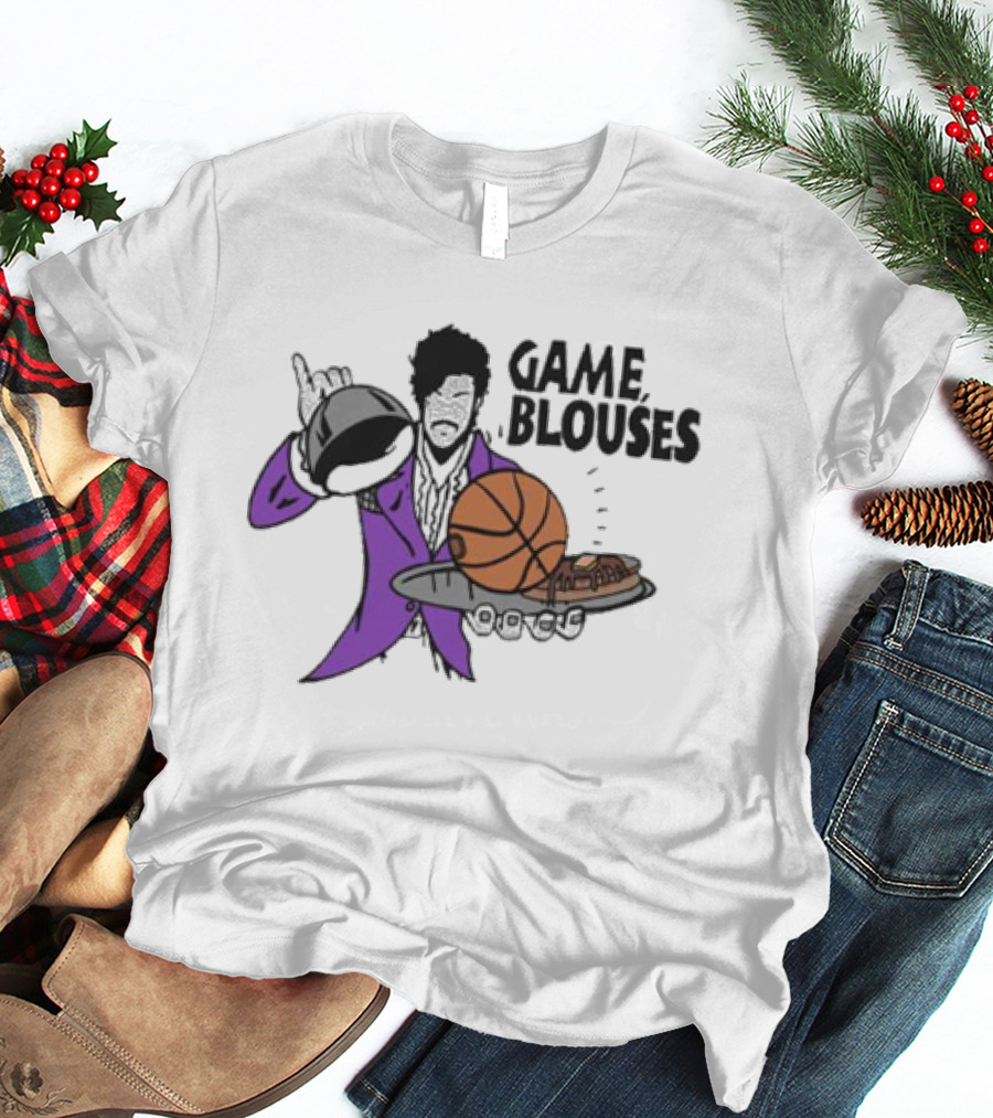 Game Blouses Basketball And Pancakes Purple Jacket T-Shirt
