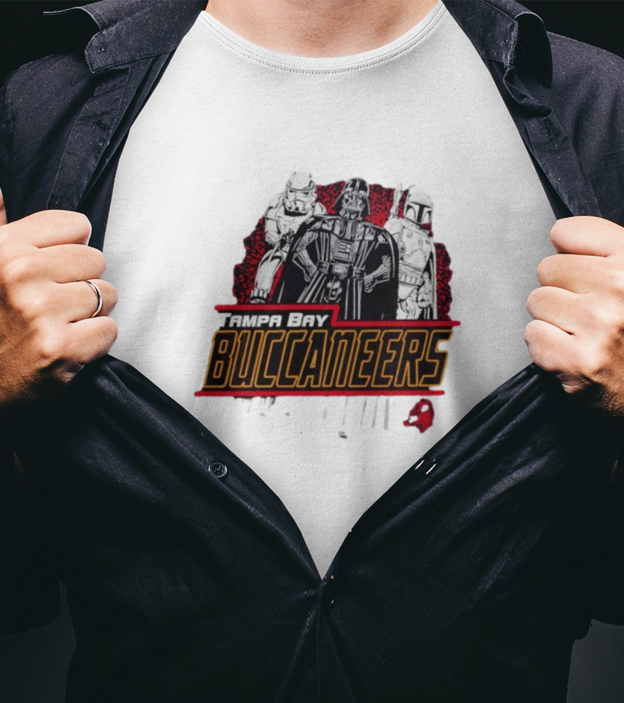 Tampa Bay Buccaneers Star Wars Crossover Junk Food T-Shirt