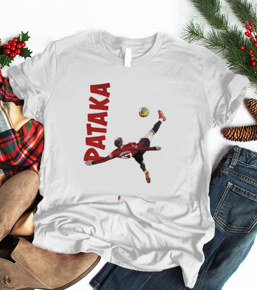 Alejandro Garnacho Bicycle Kick PATAKA Soccer T-Shirt