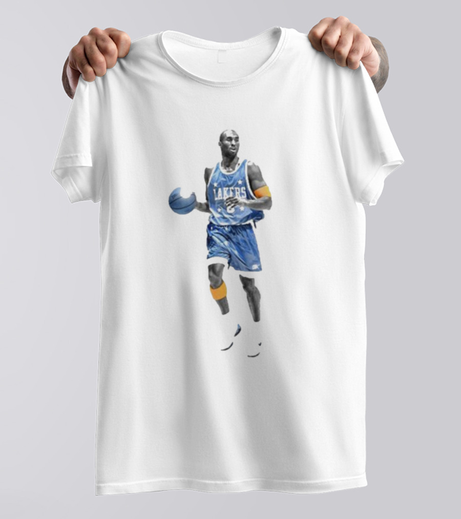 Lakers Mamba Vintage White Box Michael Jordan Inspired T-Shirt