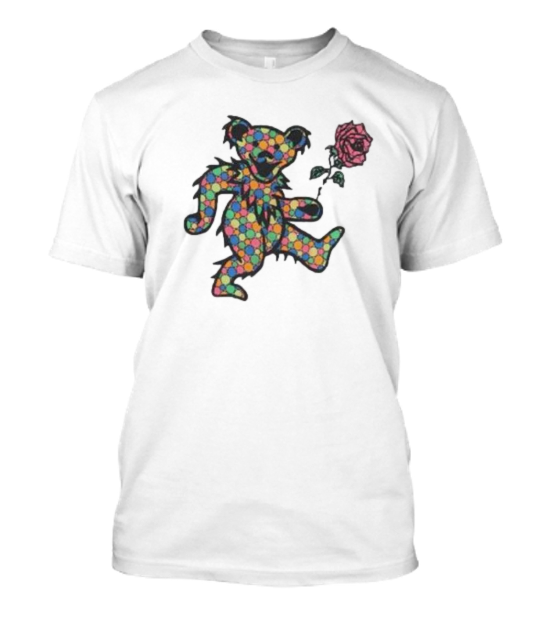 Wyco Vintage 1989 Grateful Dead Dancing Bear With Rose T-Shirt