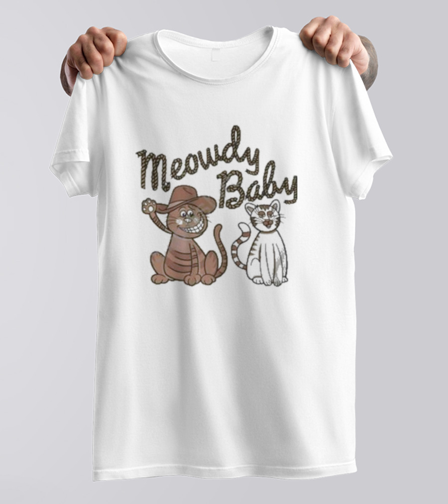 Meowdy Baby Leigh Mcnasty Cowboy Cats T-Shirt