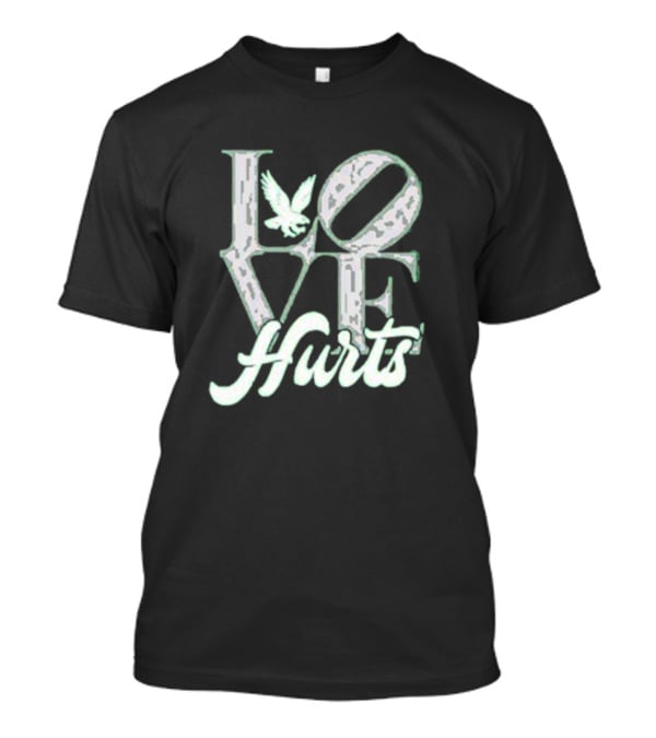 Love Hurts With Eagle Icon T-Shirt