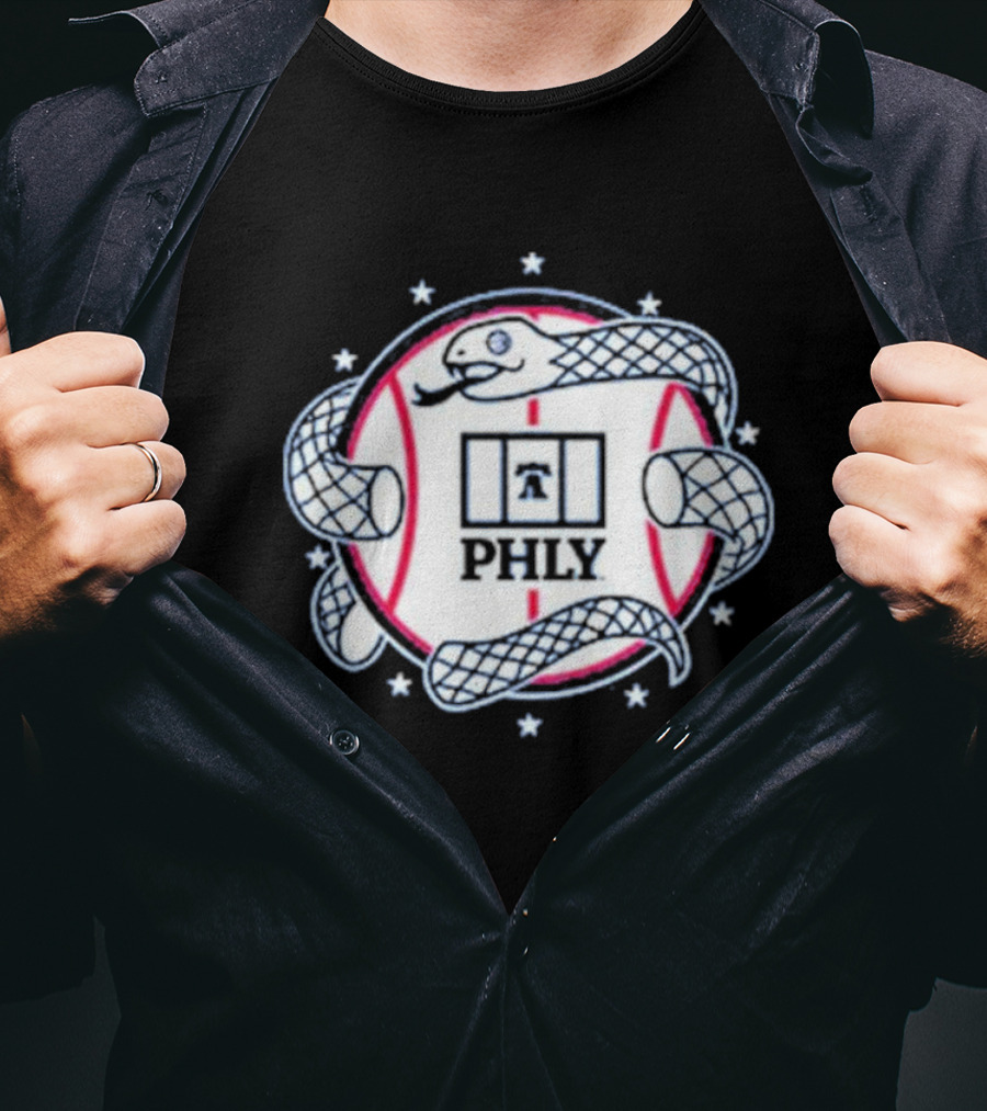 PHLY Snake Circle Stars Basketball T-Shirt