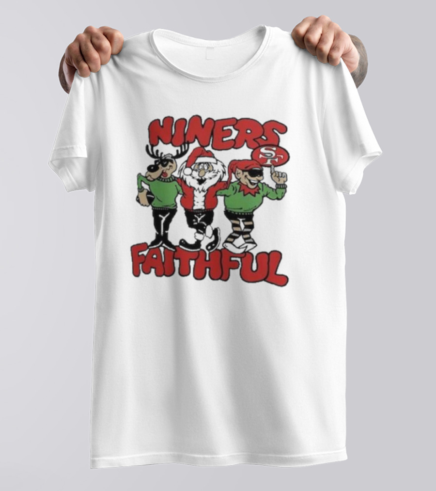 Niners Faithful San Francisco 49ers Homage Holiday Tri-blend T-Shirt