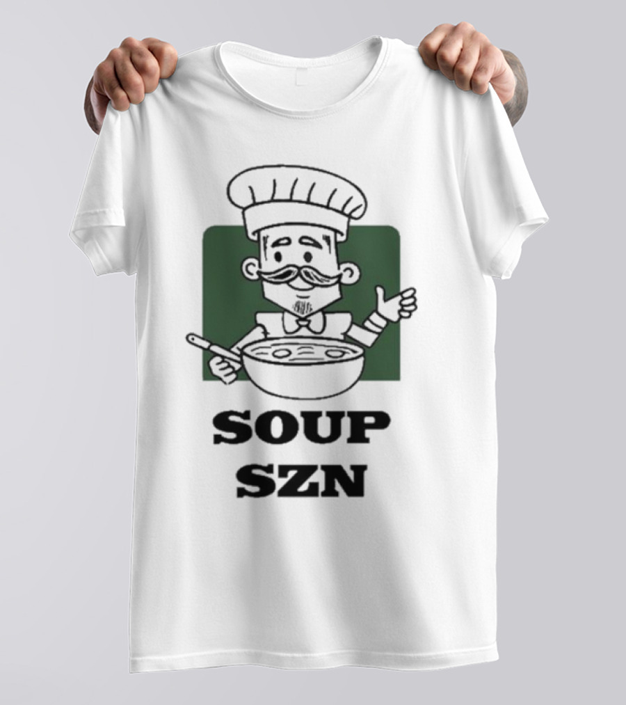Soup Szn Chef Cartoon Cooking Bowl T-Shirt