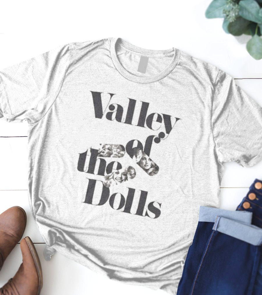 Valley Of The Dolls Text With Pill T-Shirt