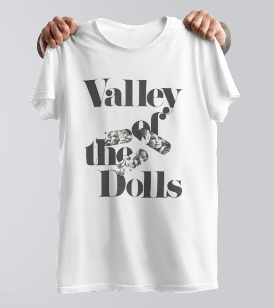 Valley Of The Dolls Text With Pill T-Shirt