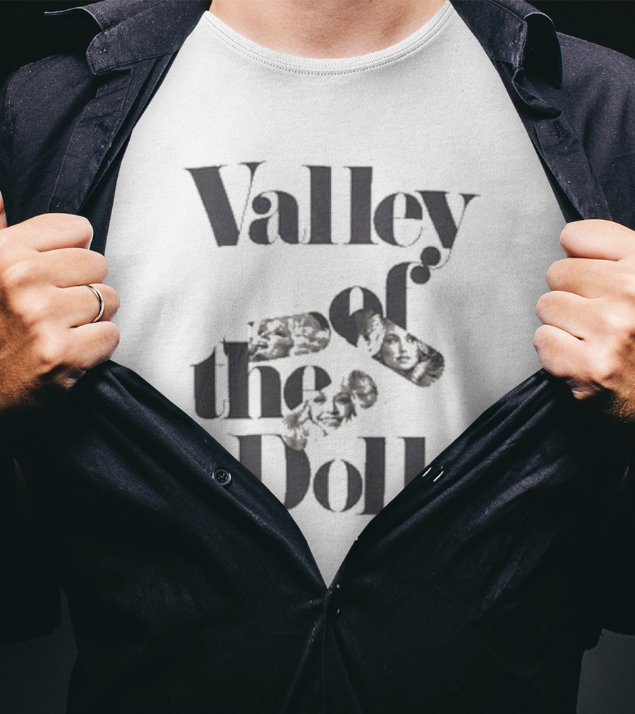 Valley Of The Dolls Text With Pill T-Shirt