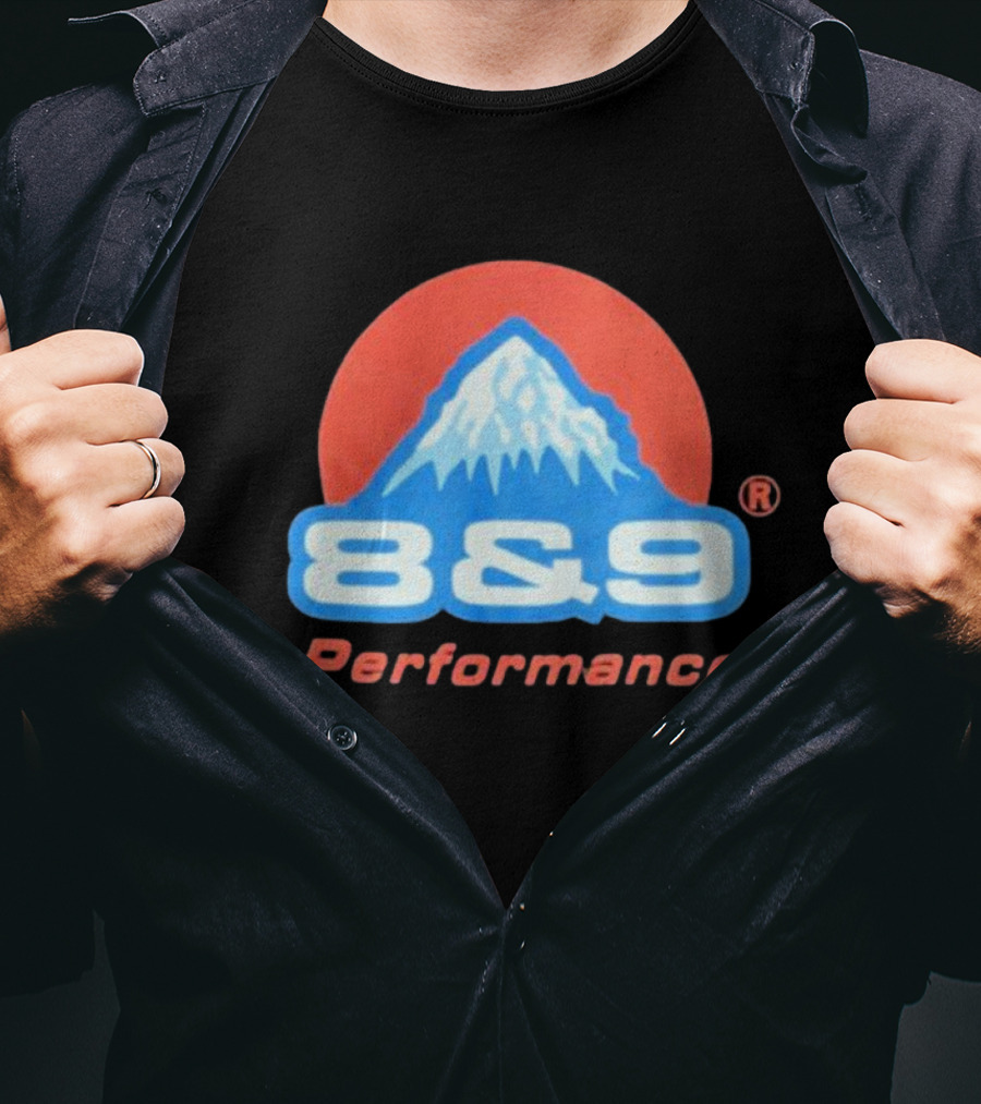 8 And 9 Performance Mountain T-Shirt