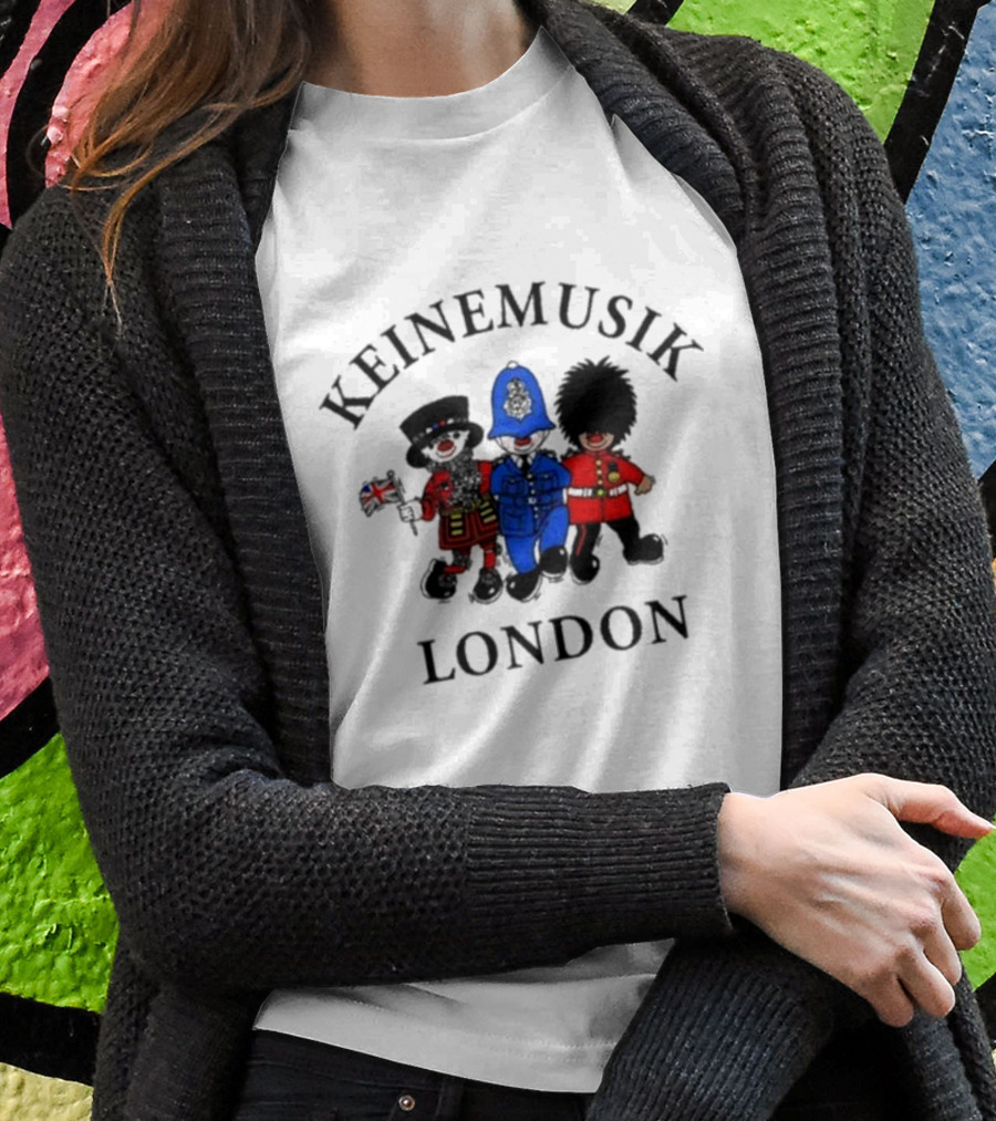 Keinemusik London Bone Soda British Guard Cartoon Characters T-Shirt