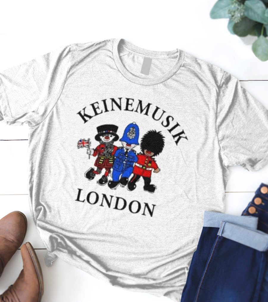 Keinemusik London Bone Soda British Guard Cartoon Characters T-Shirt