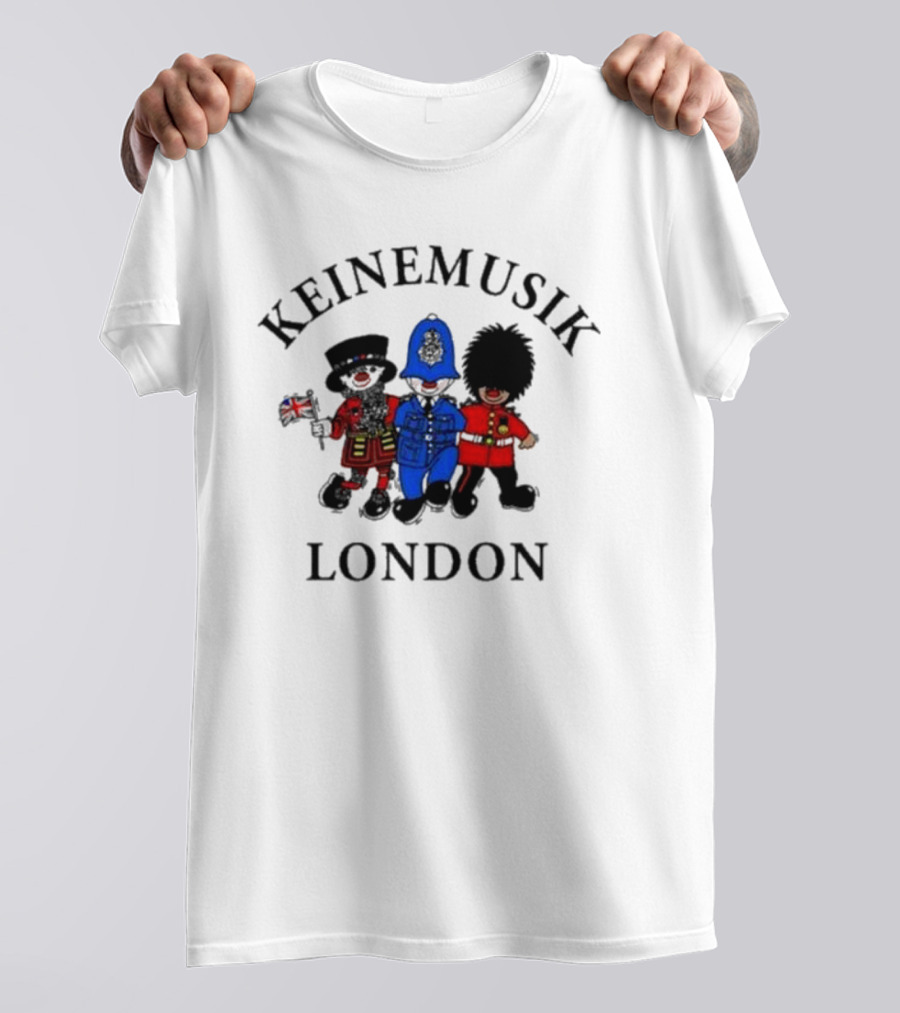 Keinemusik London Bone Soda British Guard Cartoon Characters T-Shirt