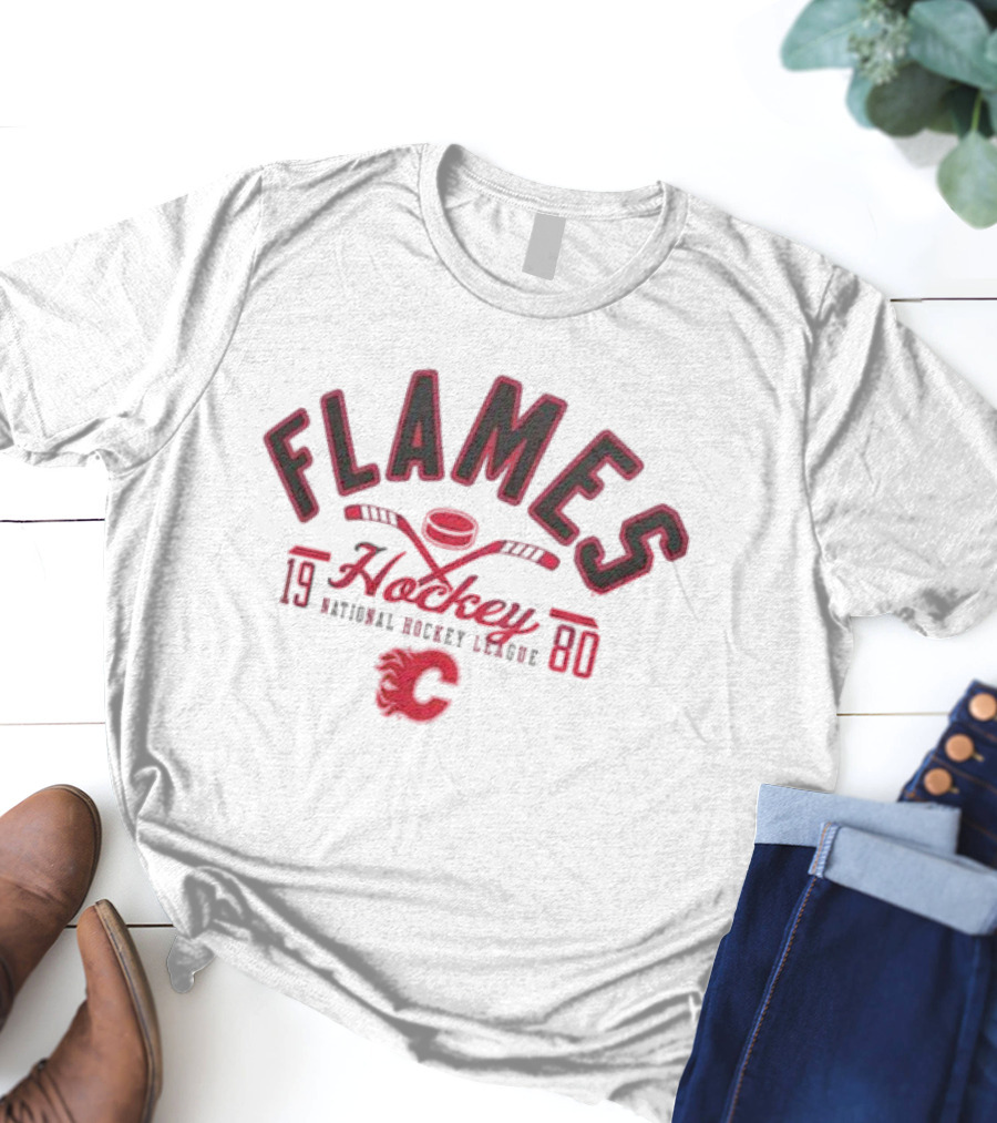 Flames Hockey 1980 National Hockey League Calgary T-Shirt