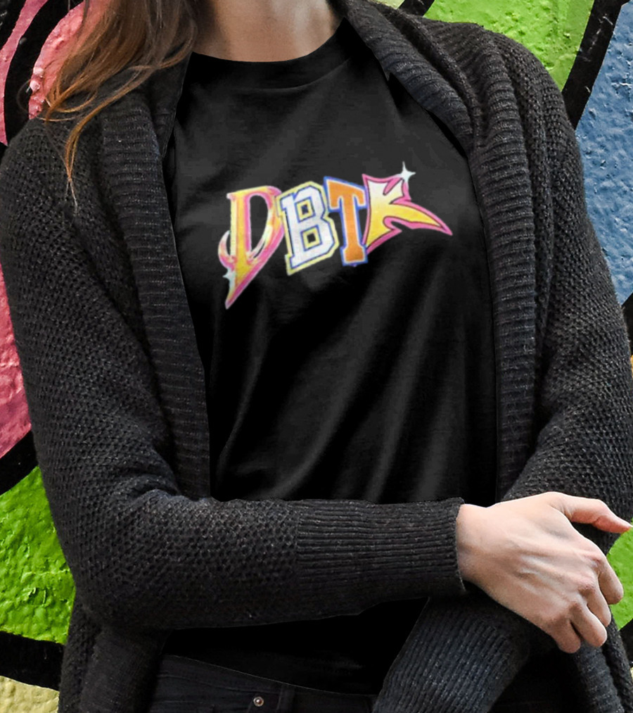 DBTK Colorful Logo Design Word T-Shirt