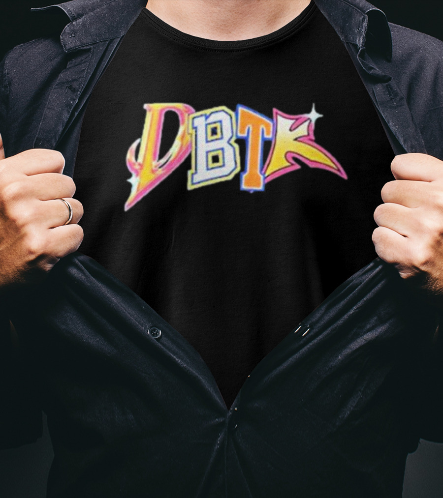 DBTK Colorful Logo Design Word T-Shirt