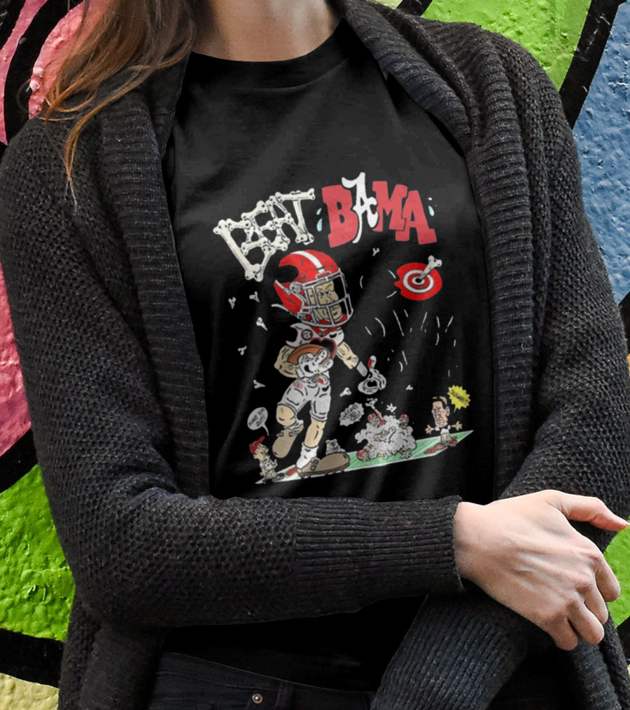 Georgia Bulldogs Football Beat Bama Go Dawgz Sic Target Touchdown Victory T-Shirt