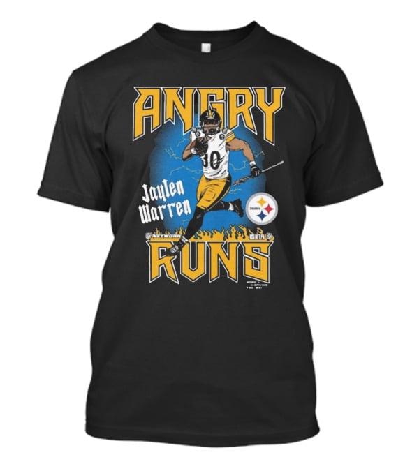Jaylen Warren Angry Runs NFL Network Steelers T-Shirt