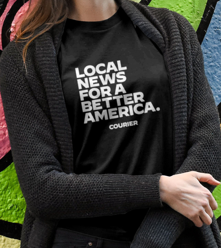 Local News For A Better America Courier T-Shirt
