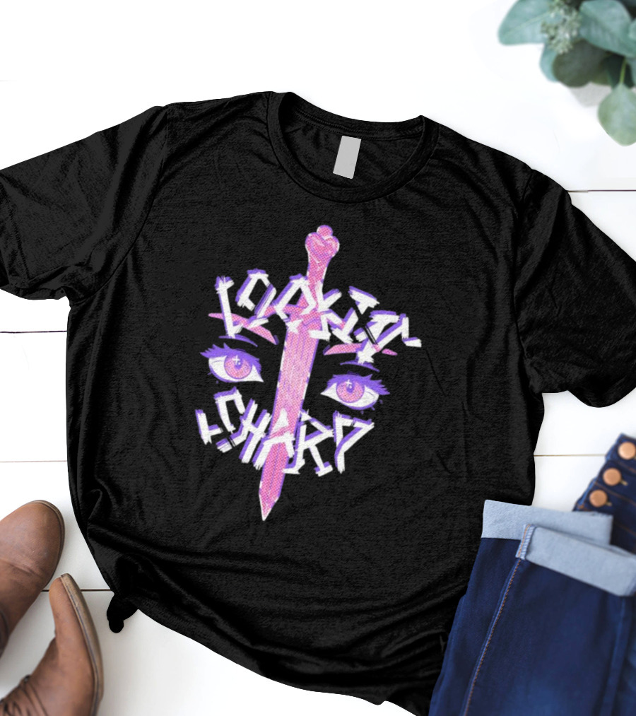 Lookin’ Sharp Kitty-Knife Eyes And Sword T-Shirt