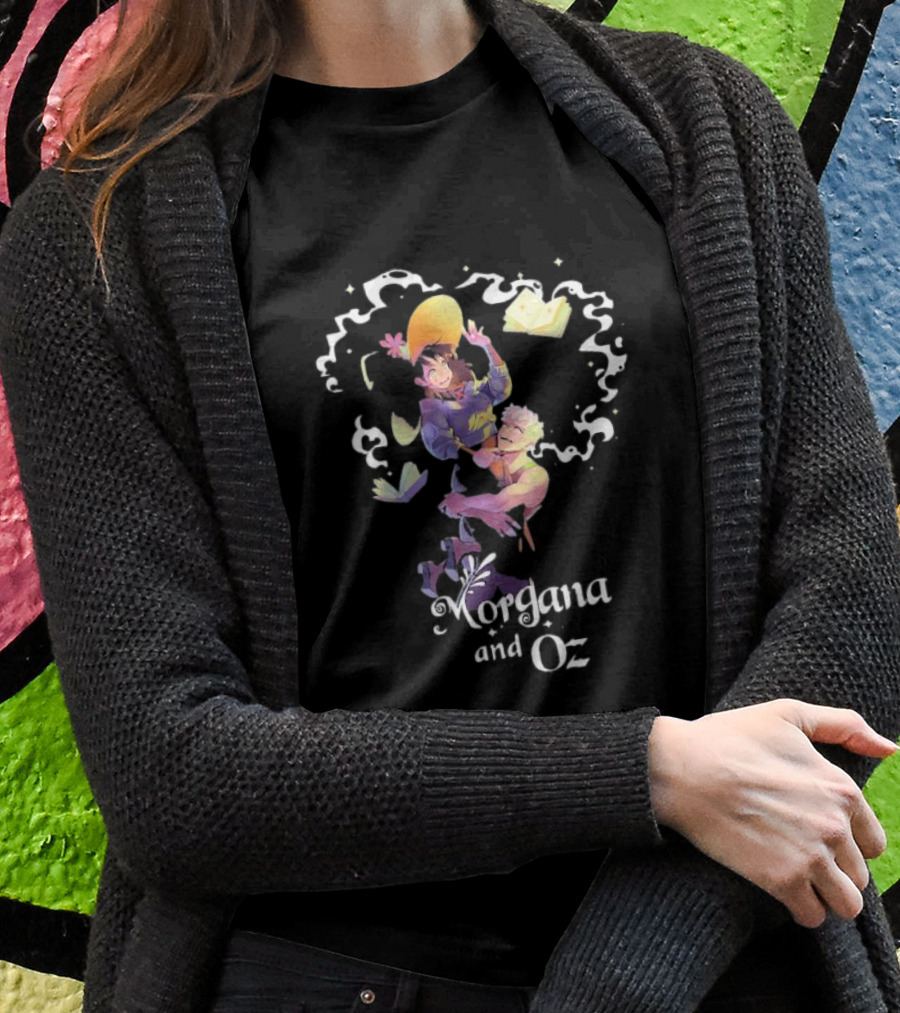 Morgana And Oz Floating Books Magic Adventures T-Shirt
