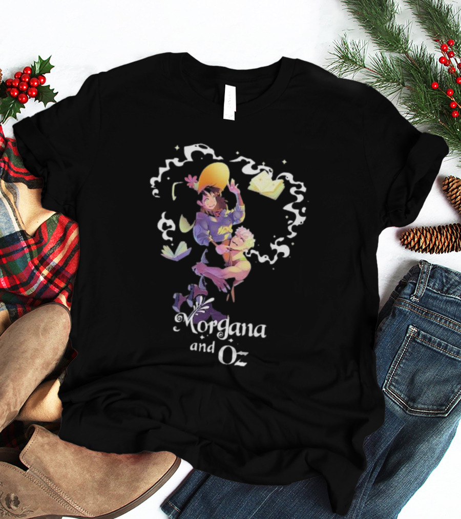 Morgana And Oz Floating Books Magic Adventures T-Shirt