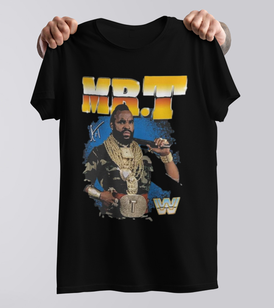 MR. T Signature Camouflage Chains Iconic T-Shirt