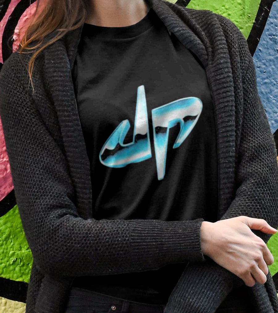 Dude Perfect DP Chrome Blue T-Shirt