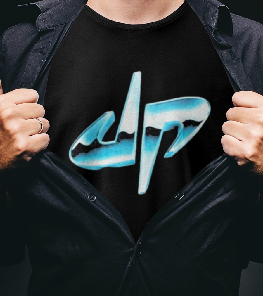 Dude Perfect DP Chrome Blue T-Shirt