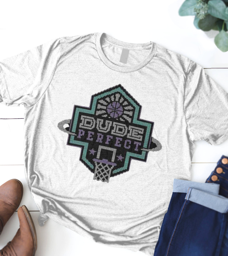 Dude Perfect Basketball Scoreboard T-Shirt