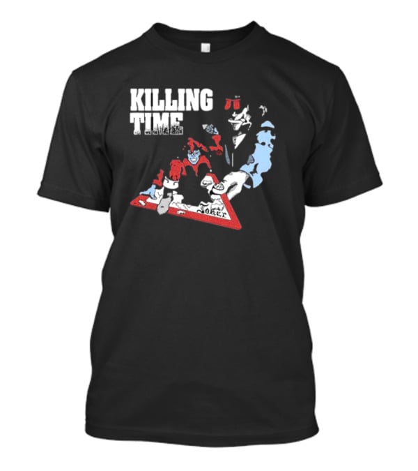 Killing Time Dealer Joker Playing Cards Motif T-Shirt