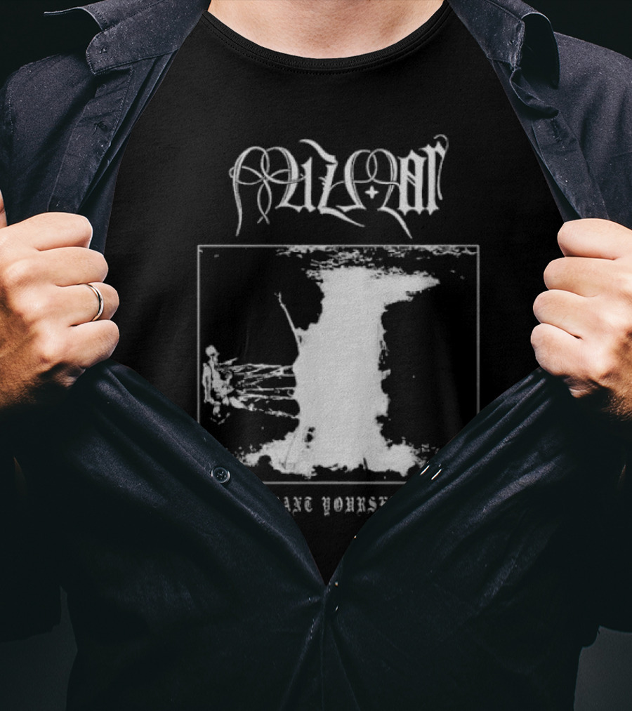 Mizmor Disenchanted Yourself Again Black And White Abstract T-Shirt