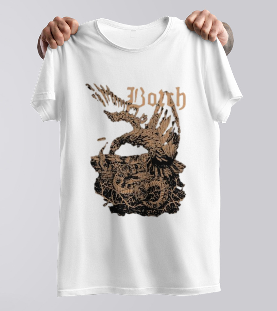 Botch Eagle And Snake Medieval Gothic T-Shirt