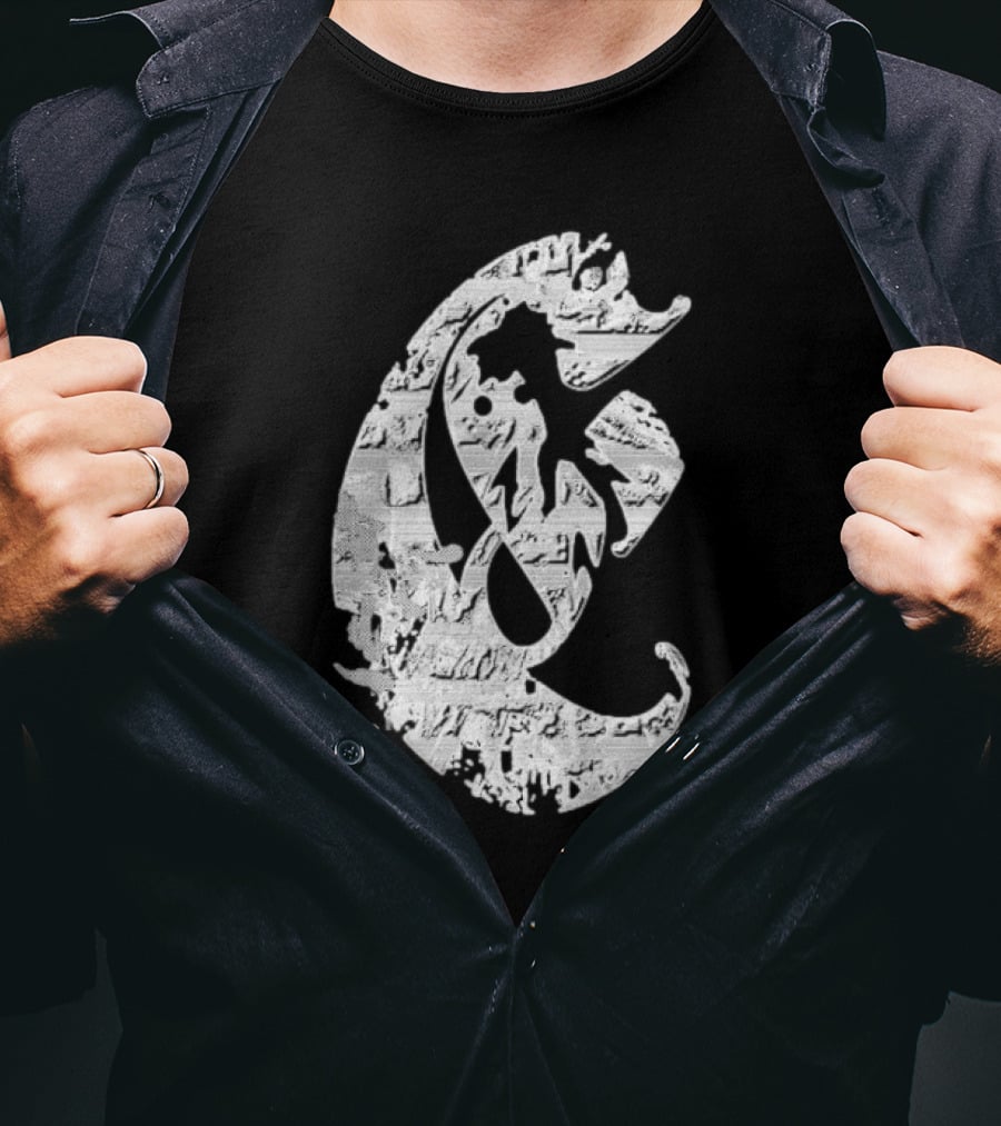 Club E By Club Eternal Infinite Symbol Grunge T-Shirt