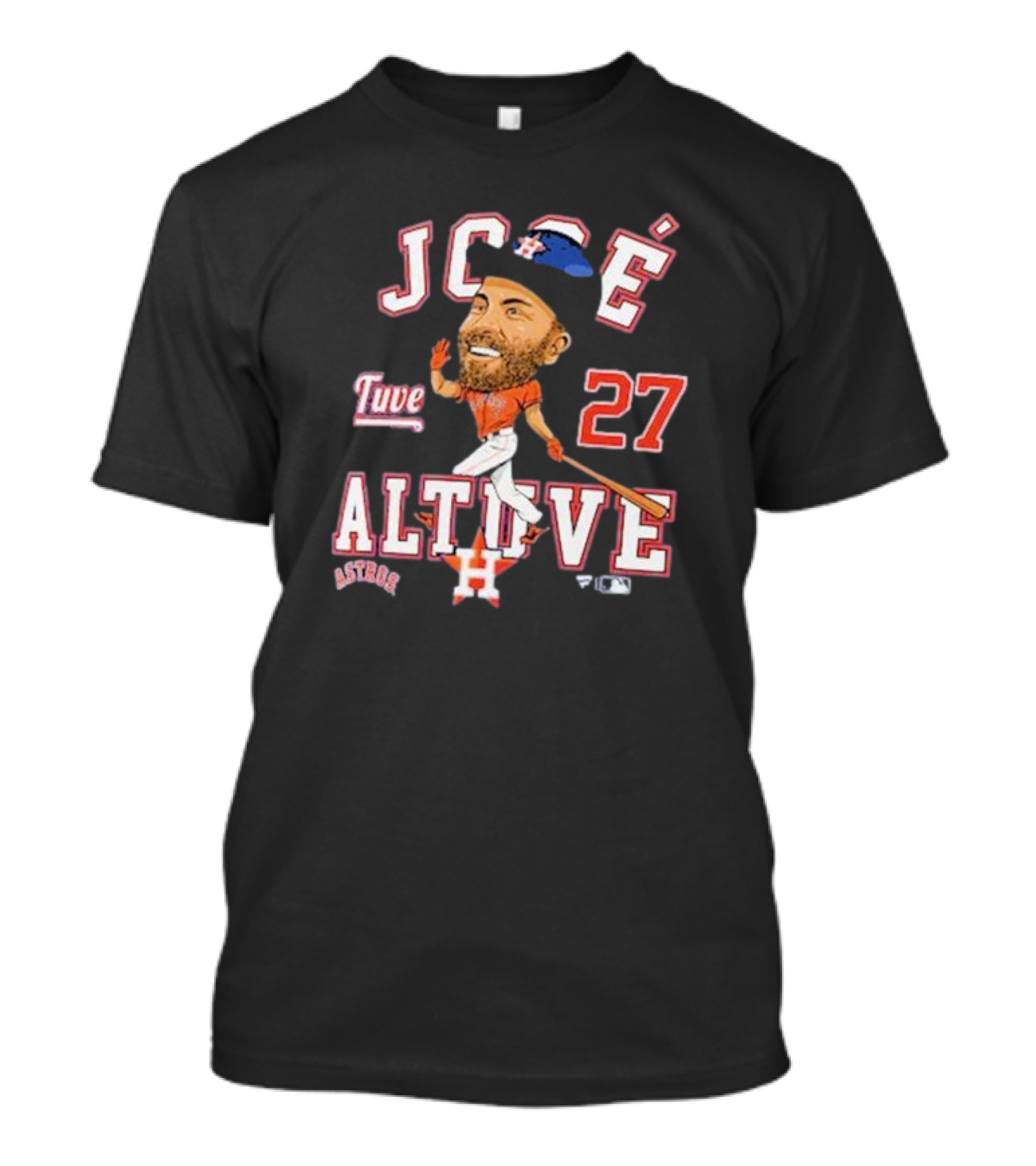 José Altuve 27 Astros Caricature T-Shirt