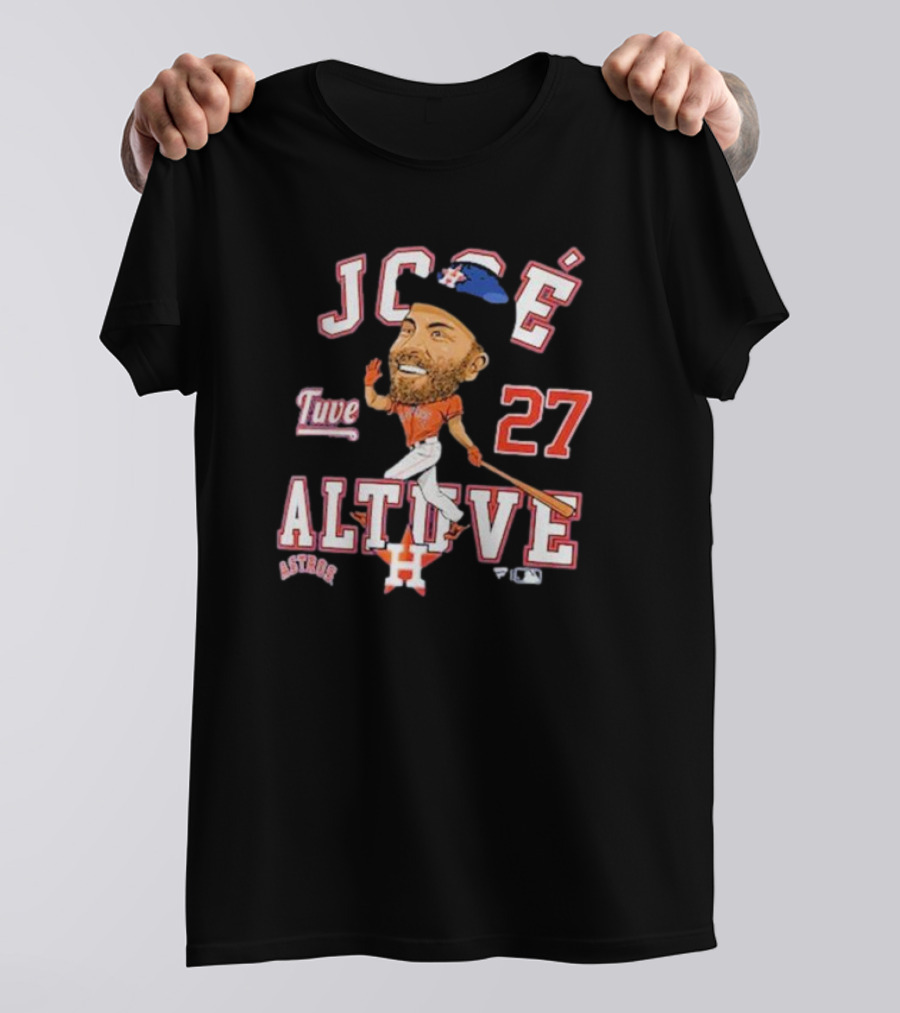 José Altuve 27 Astros Caricature T-Shirt