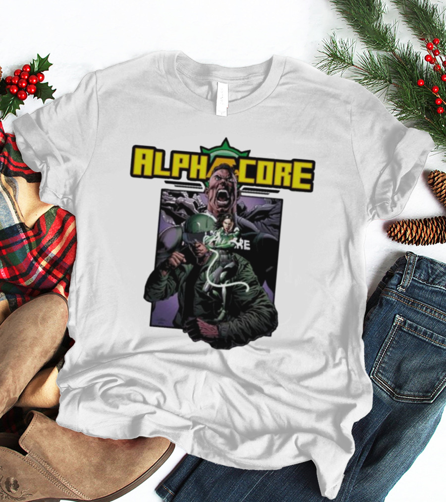 Alphacore Rippaverse Campaign Comic Characters Action Scene T-Shirt