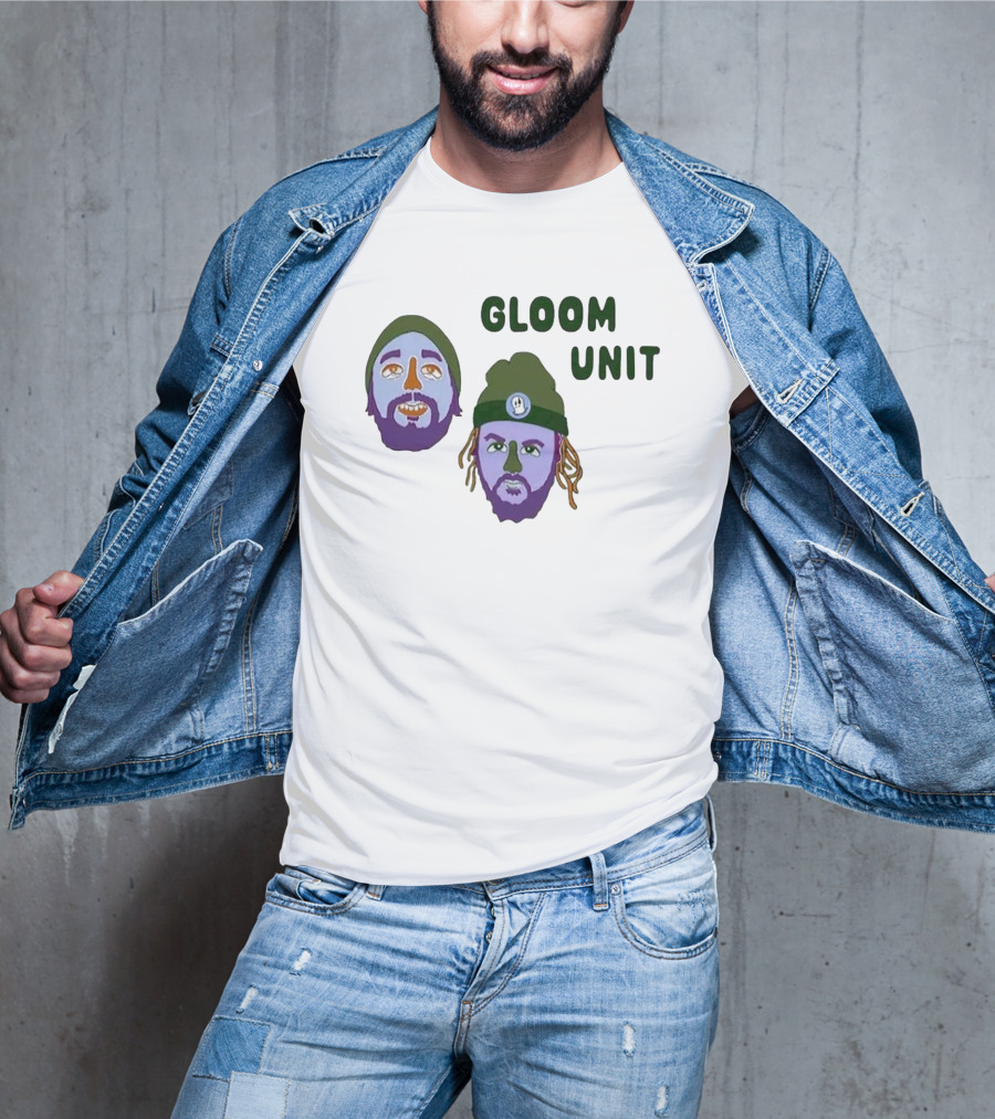 Hell’s Boomin Gloom Unit Purple Faces Green Beanies T-Shirt