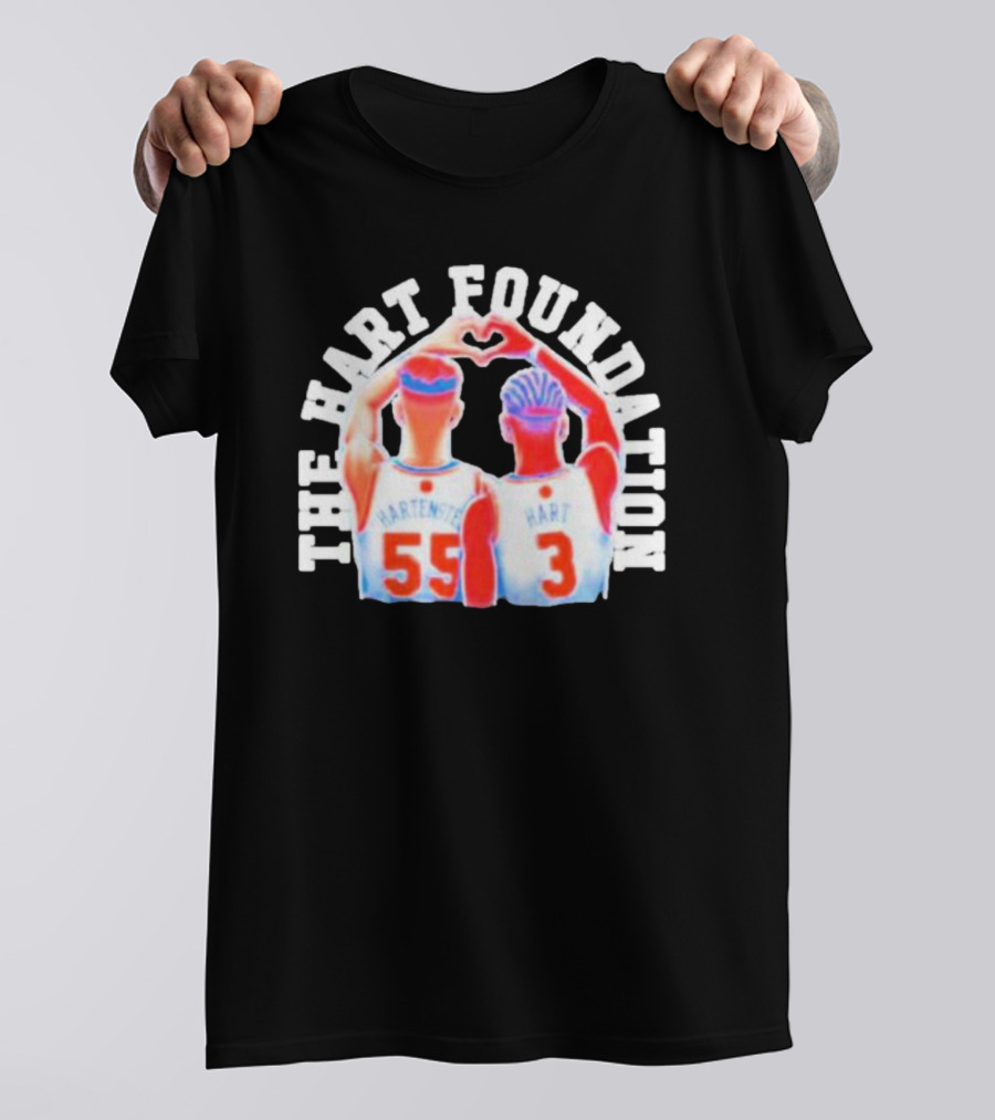 The Hart Foundation Hart Hartenstein 55 Heart 3 T-Shirt