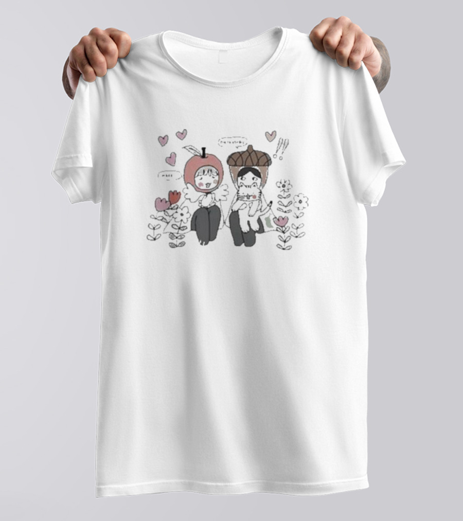 Veryluckyclover He Is Stinky With Cute Dog And Heart Flowers T-Shirt