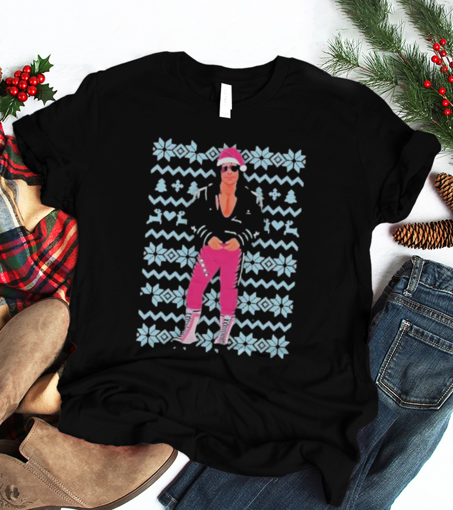 Macho Man Wrestling Ugly Christmas T-Shirt